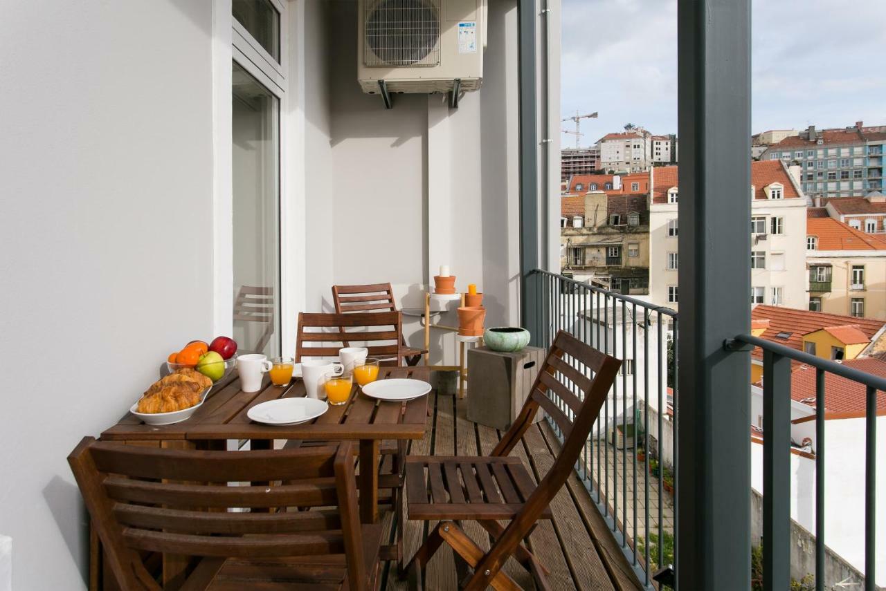 ליסבון Altido Elegant City Deluxe Apartment & Altido Luxurious 3-Bedroom Apt With Terrace In Intendente מראה חיצוני תמונה