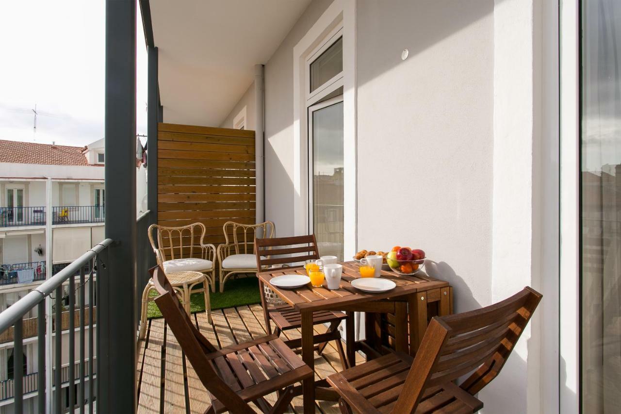 ליסבון Altido Elegant City Deluxe Apartment & Altido Luxurious 3-Bedroom Apt With Terrace In Intendente מראה חיצוני תמונה